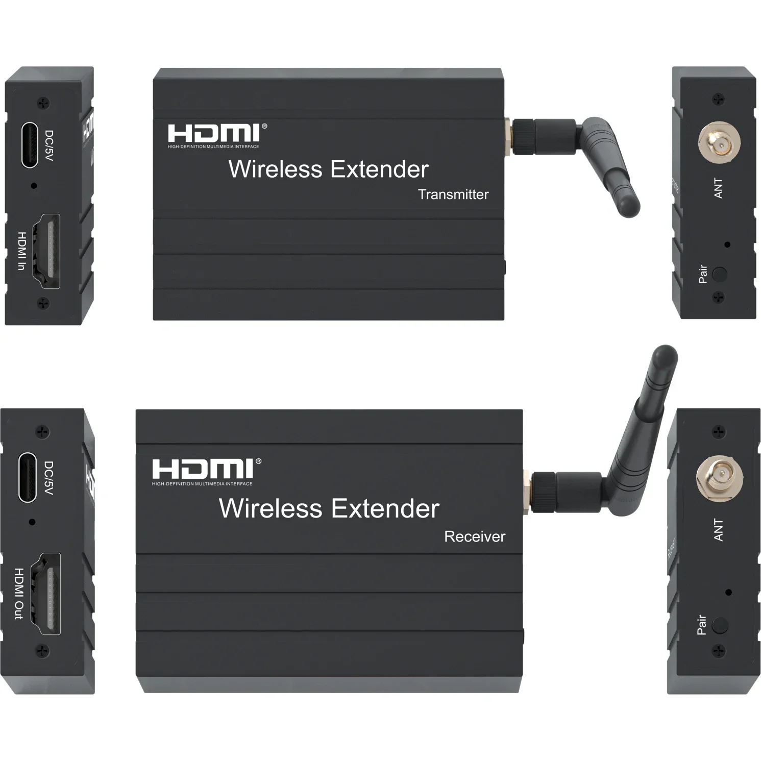 Transmisor y receptor de vídeo HDMI inalámbrico de 200M, extensor de TV, adaptador Dongle para PC, cámara, portátil, proyector, Monitor de TV - imagen 3