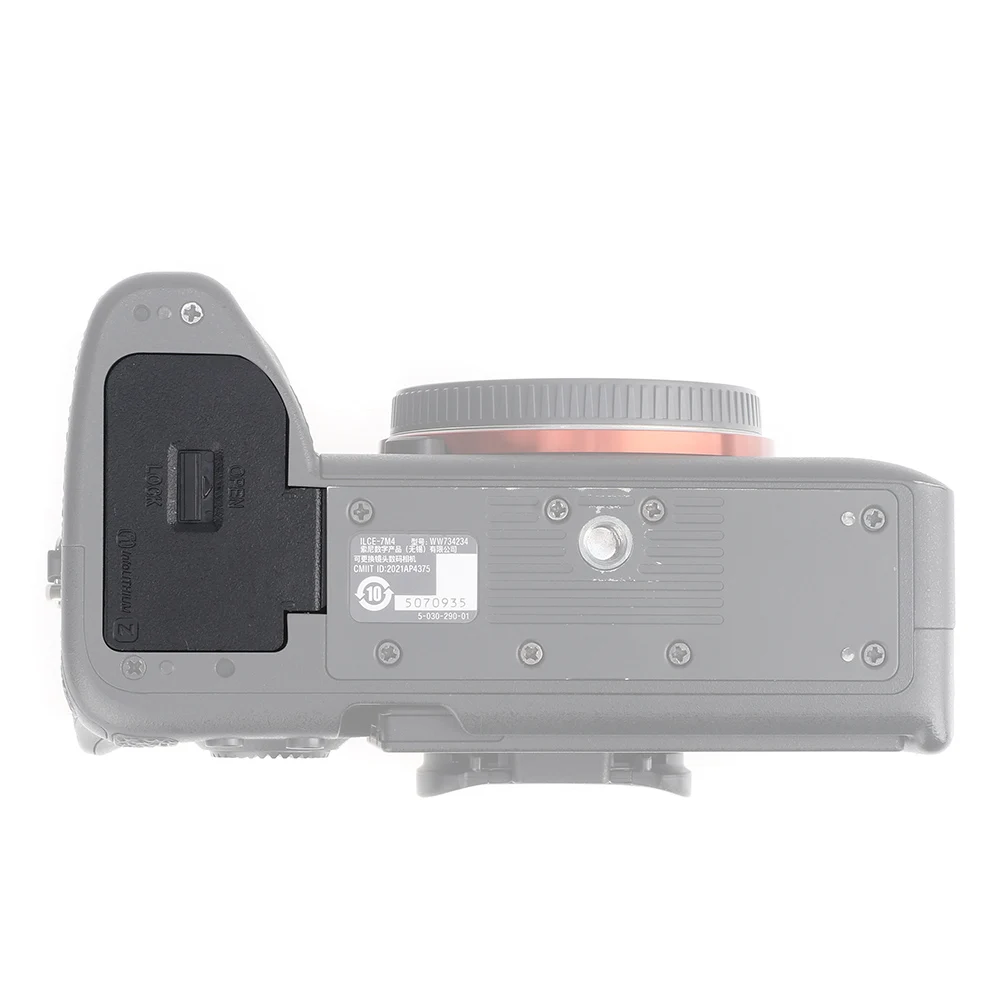 FOTGA tapa de la tapa de la batería para Sony A7M4 A7R4 A7S3 FX3 Fx30 A1 A9II piezas de reparación de la cámara cubierta de la batería cámara de fotografía - imagen 4