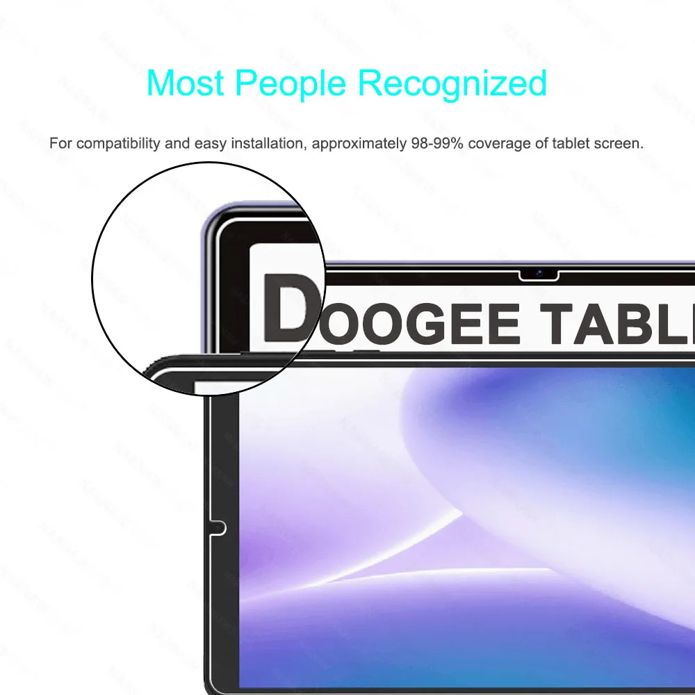 Protector de pantalla HD a prueba de arañazos, vidrio templado para DOOGEE T20mini T10Plus T10Pro T10E T10S T20S T30Pro, 2 piezas - imagen 4