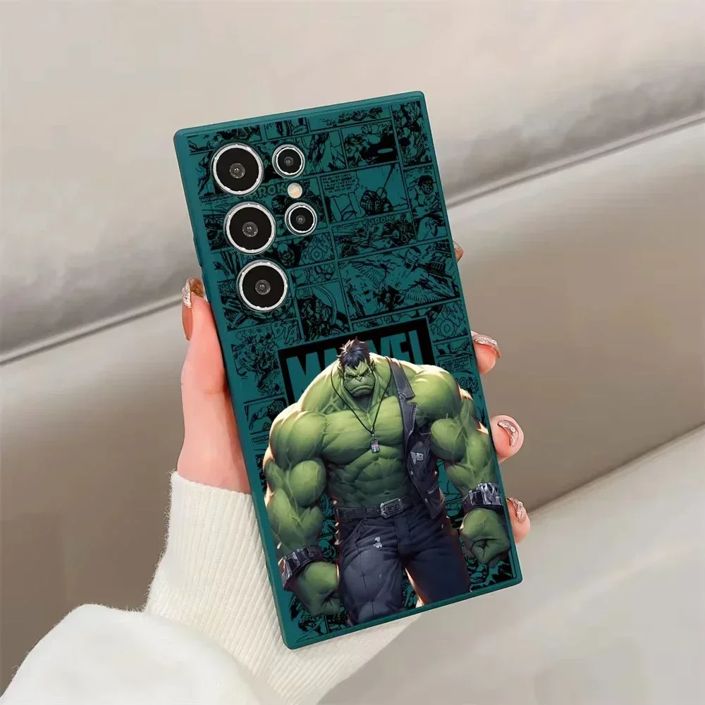 Funda de teléfono S25 Ultra Marvel Wolverine Hulk Deadpool para Samsung Galaxy S24 Ultra S23FE S22 S20 Plus A51 A54 A55 A71 A72 - imagen 5