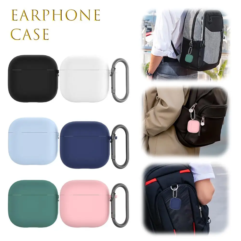 Funda protectora de silicona líquida para airpods 4, funda para auriculares inalámbricos con Bluetooth, novedad - imagen 2