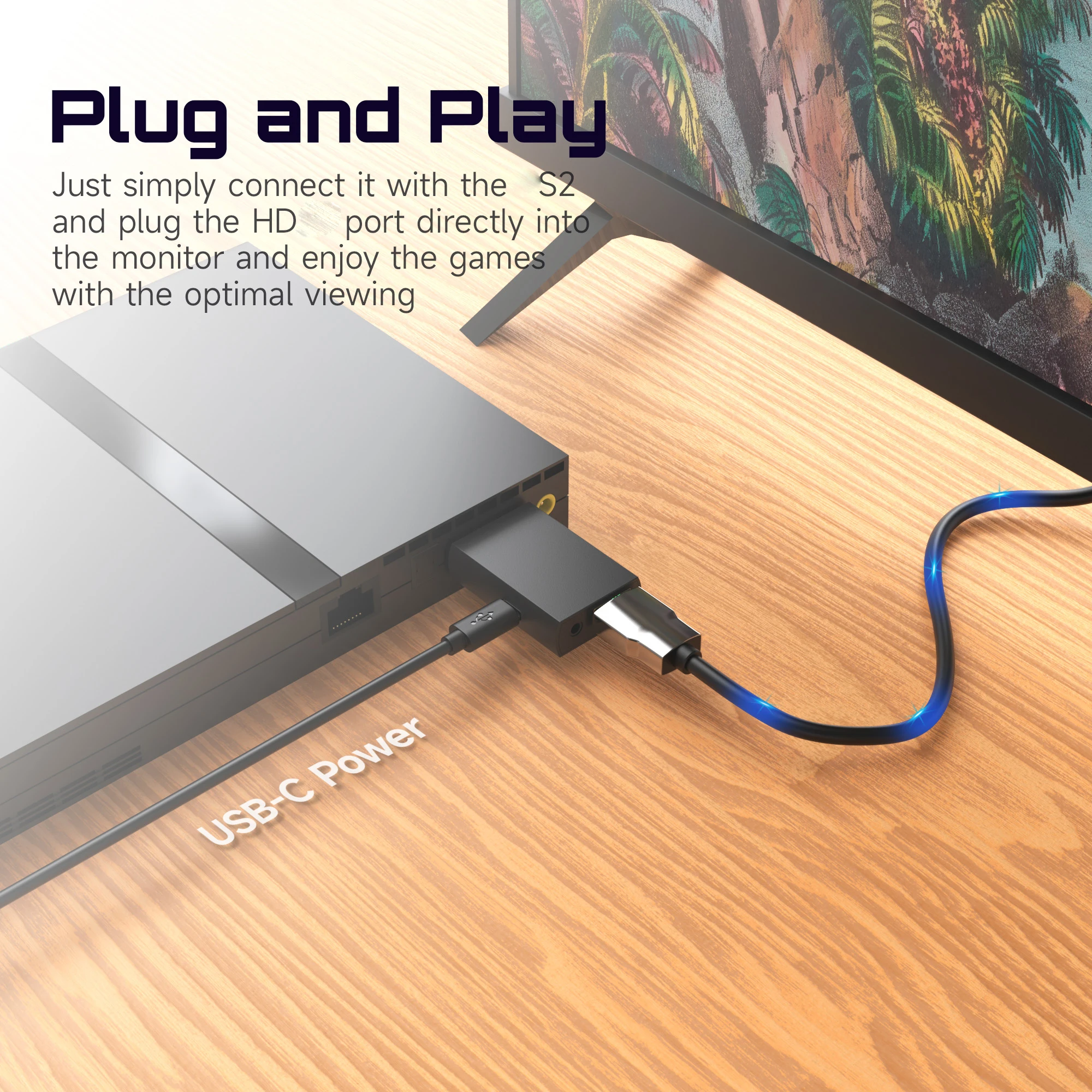 Reemplazos para Mayflash PS2 A Adaptador de controlador inalámbrico USB, convertidor compatible con HDMI - imagen 3