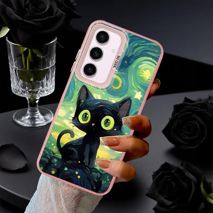 Funda trasera de teléfono Van Gogh Art Cat para Xiaomi Poco F3 GT C51 C50 X3 NFC X5 F4 X3 Pro - imagen 3