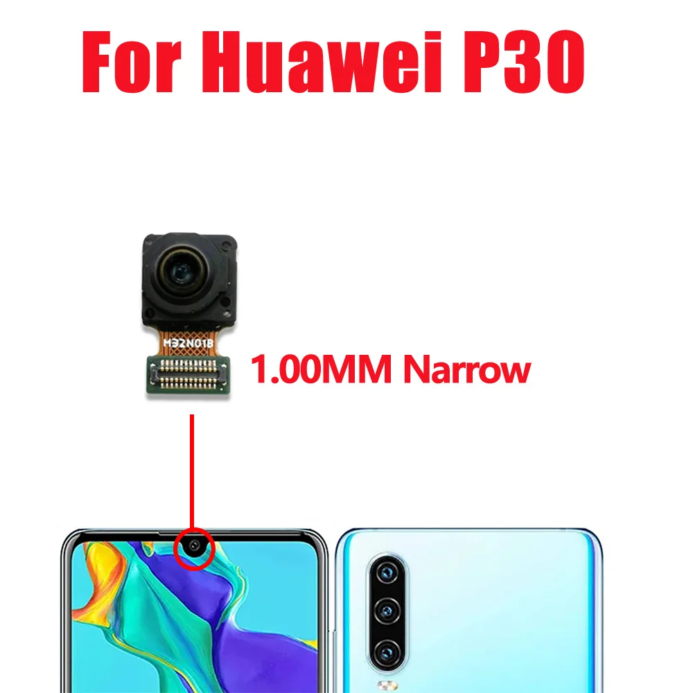 Cable flexible para cámara frontal y trasera para Huawei P30, ELE-L29, ELE-L09, módulo de cámara, piezas de teléfono de repuesto - imagen 2