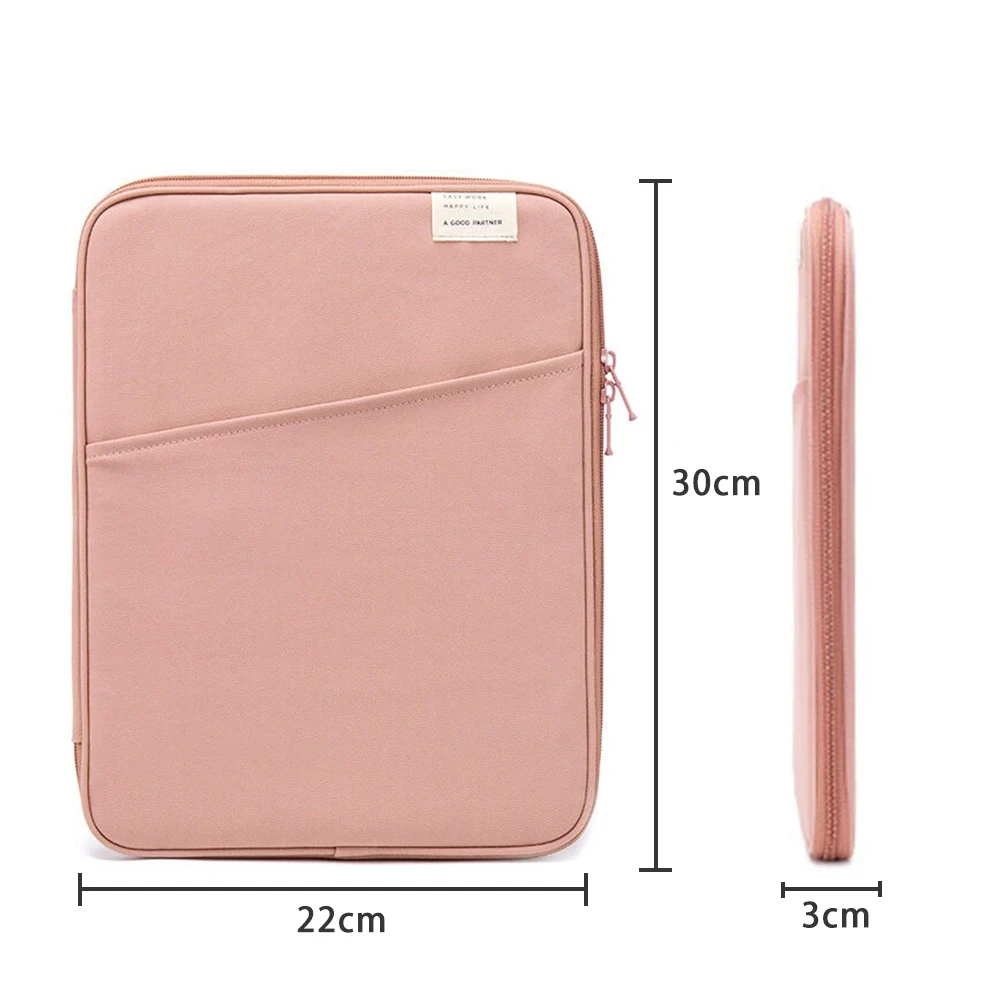 Funda para tableta de 13 y 11 pulgadas para iPad Air 4 5 Pro 11 Mini 5 6, funda para iPad para XiaoMi 5, bolsa protectora, Estuche de transporte con bolsillo - imagen 5