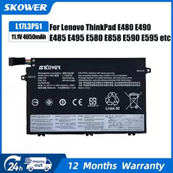 SKOWER 45Wh L17L3P51 batería para Lenovo ThinkPad E480 E490 E485 E495 E580 E585 E590 E595 E14 E15 01AV445 01AV446 L17M3P52