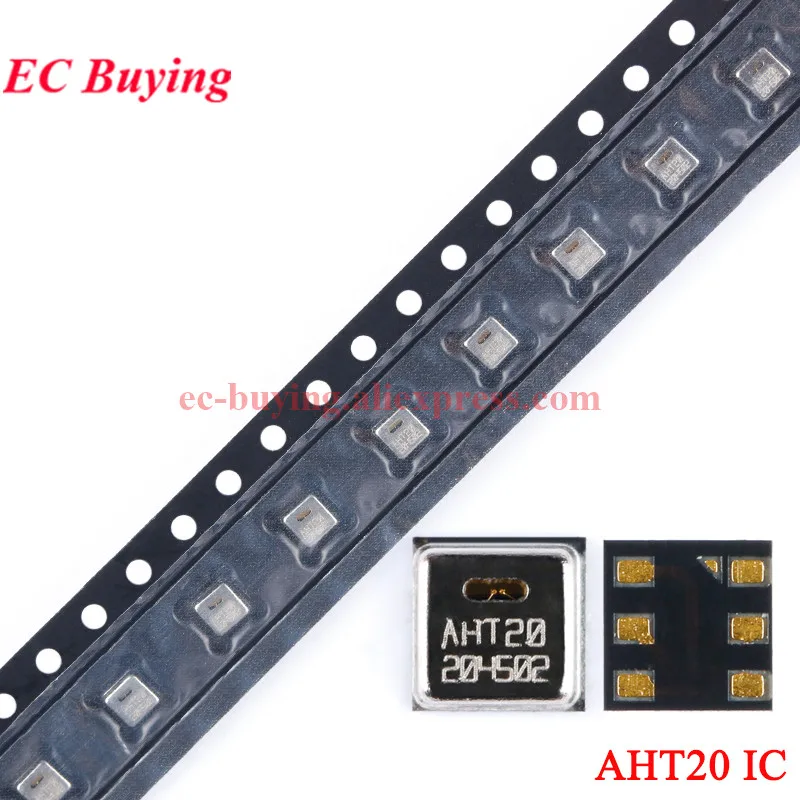 20 piezas/1 unidad AHT10 AHT20 AHT30 Módulo de medición de Sensor Digital de temperatura y humedad alta precisión I2C reemplazar DHT11 SHT20 AM2302 - imagen 4
