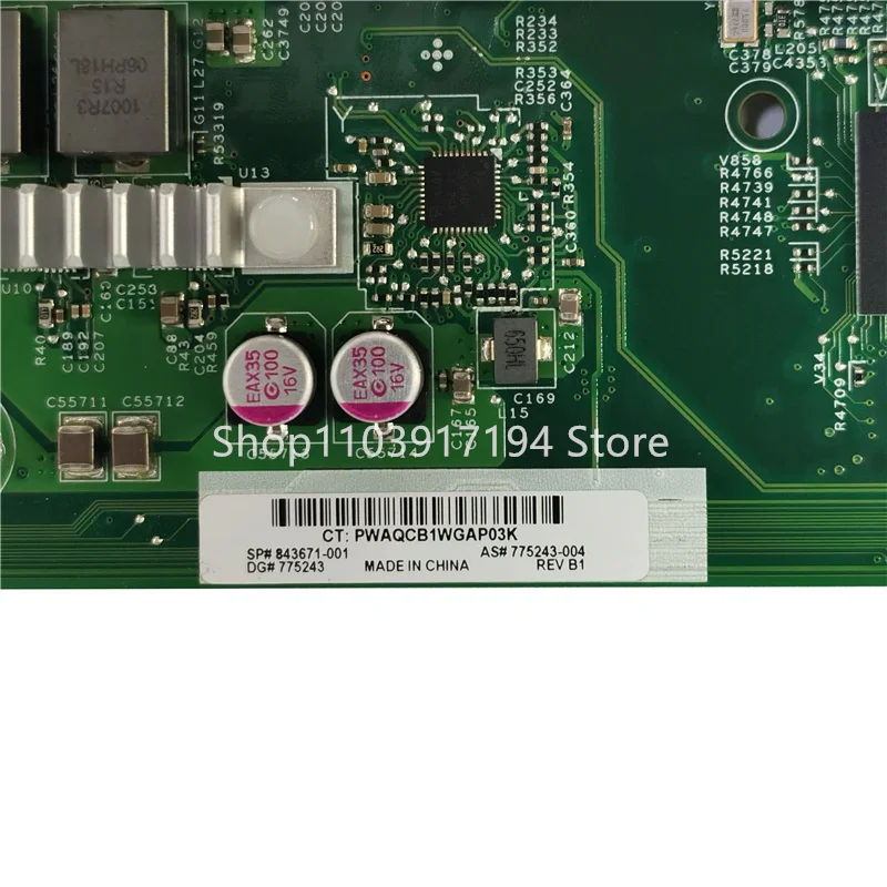PARA HP ML150 GEN9 843671-001 775243-004 -003 806840-001 Placa base - imagen 2
