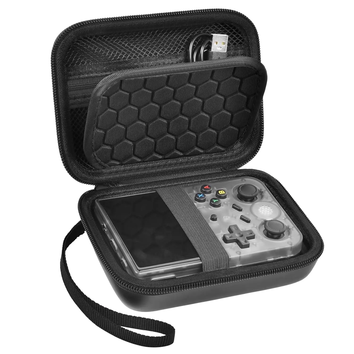 Handheld Game Console Case Bag Carrying Case Cover for Anbernic RG35XX RG353V RG353VS Portable Hard Travel Bag Game Accessories