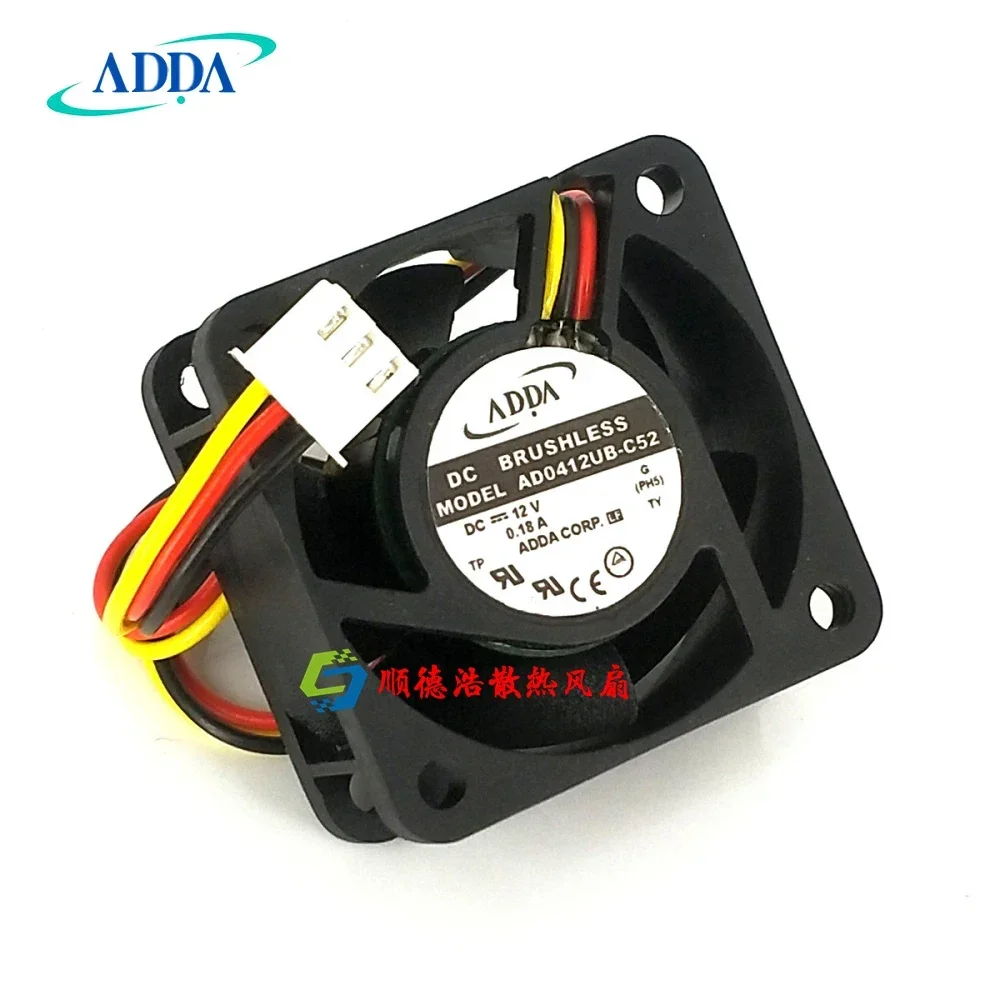 Para ADDA AD0412UB-G70 4010 4CM DC12V 0.12A 3 cables ventilador de alimentación 40x40x10mm - imagen 3
