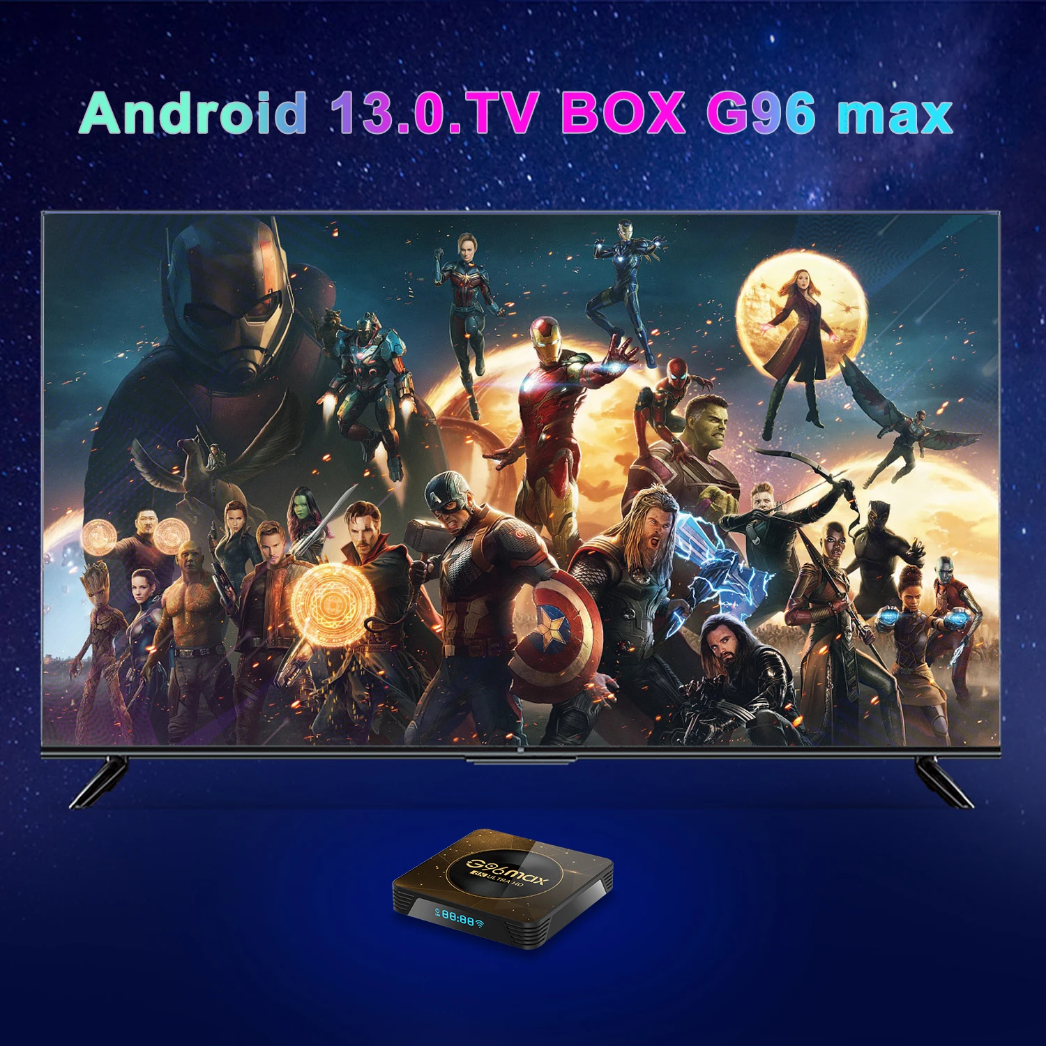Android 13 G96 Max 8K Smart TV Box Amlogic RK3528 2,4G y 5G 4GB 64GB BT5.0 Wifi6 AV1 reproductor multimedia de vídeo TV Box decodificador - imagen 3