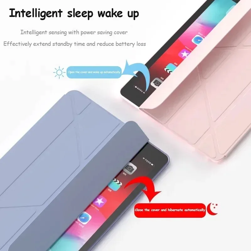 Funda inteligente plegable múltiple para Redmi Pad SE 11, Funda Redmi SE 8,7, funda con despertador automático XiaoMi MiPad 6 Pro 11 Mi Pad 7 8 Pro 11,2 - imagen 2