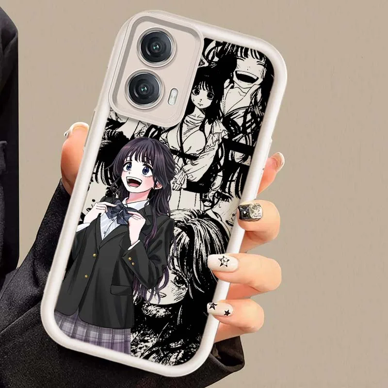 Funda de Anime Waguri Kaoruko para Motorola Edge 50 60 G30 G20 G10 G05 G04s E30 E32 E14 Stylus Fusion Pro Eye escalera funda de teléfono - imagen 5