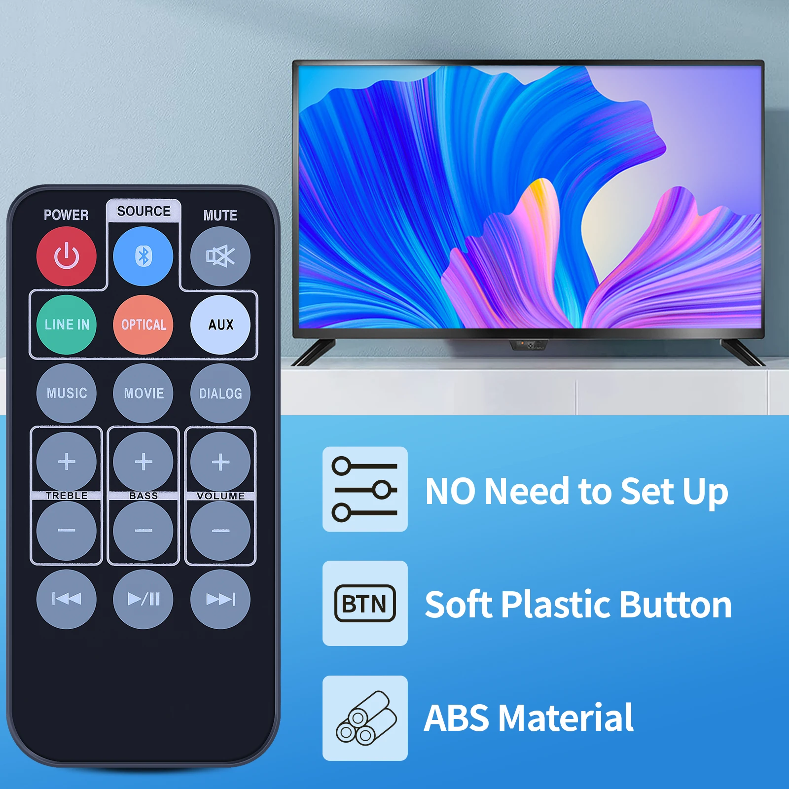 Ilive-mando a distancia para V859-04 ITB284B, barra de Sonido HD con Bluetooth, sistema de Audio, nuevo - imagen 3