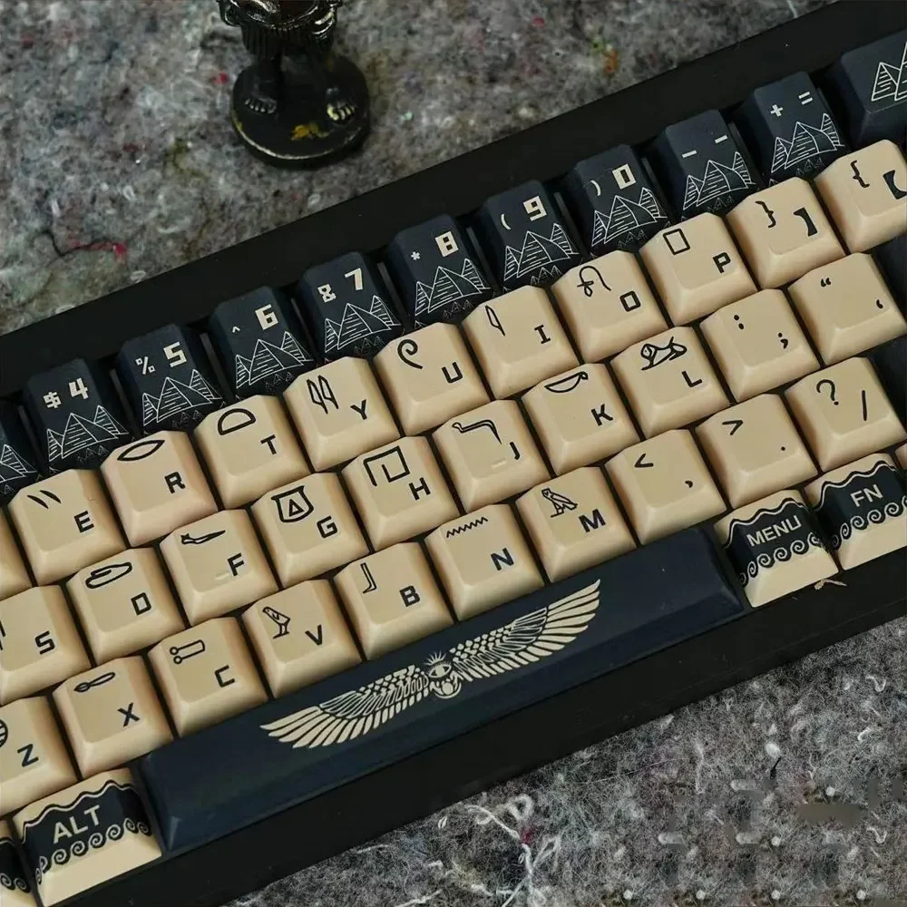 Juego completo de teclas de 140 teclas, sublimación térmica PBT de altura de cereza para teclado mecánico 61 68 75 87 96 98 100 104 108