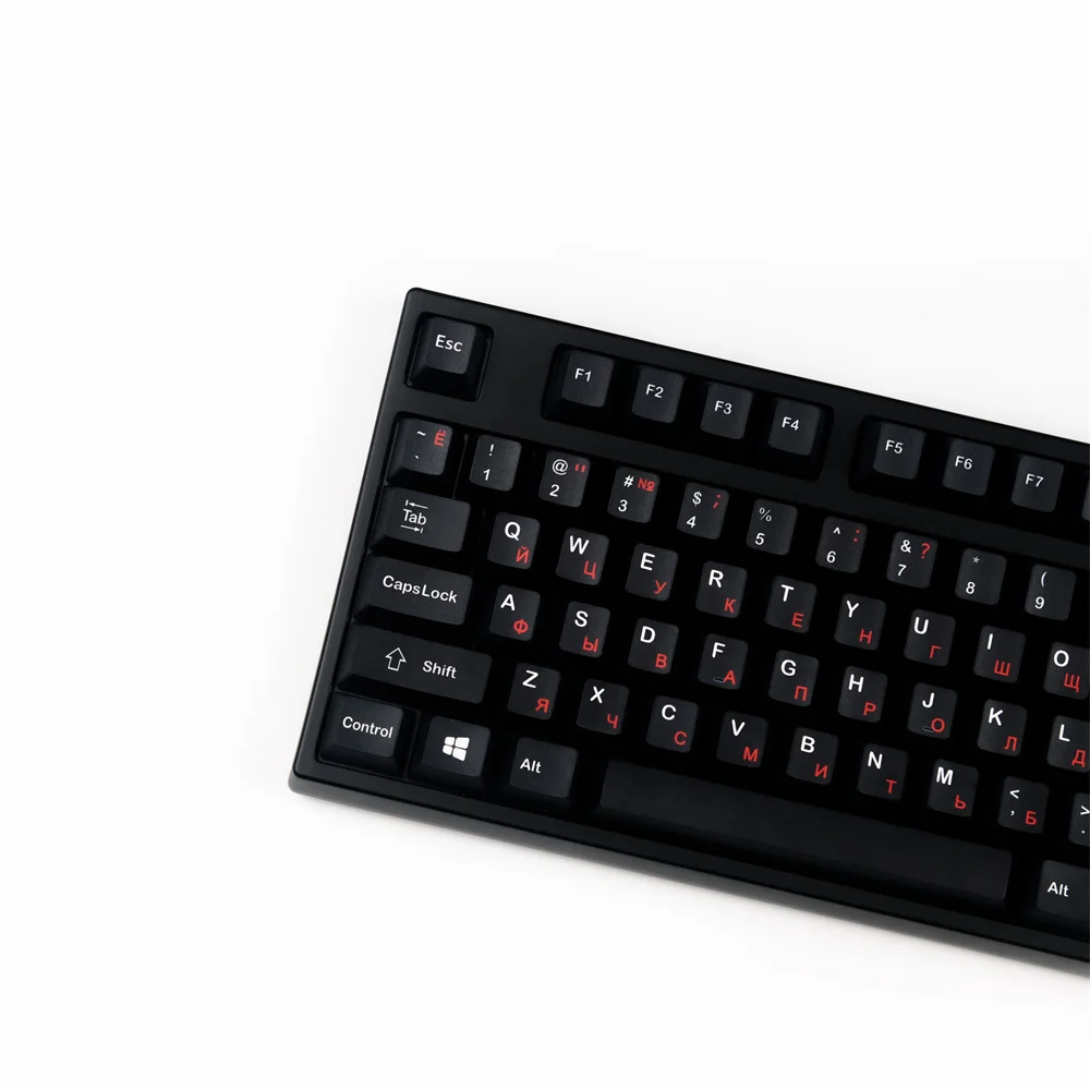 Teclas PBT negras perfil Cherry para MX Switch - imagen 2