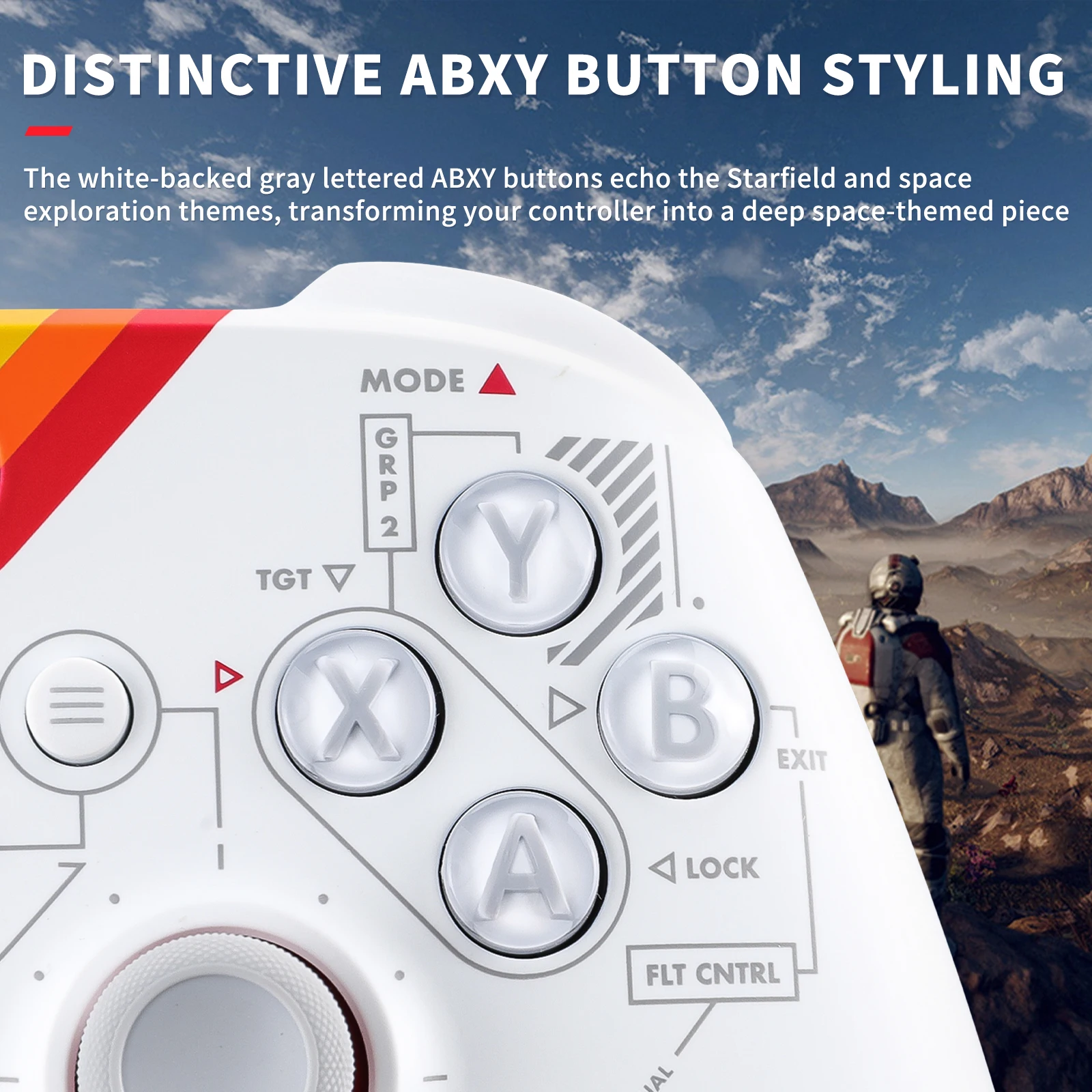 Mando de repuesto para Xbox Series S X Edition, Joysticks ABXY d-pad, botones para ver/compartir/Menú, 11 unidades por juego - imagen 3