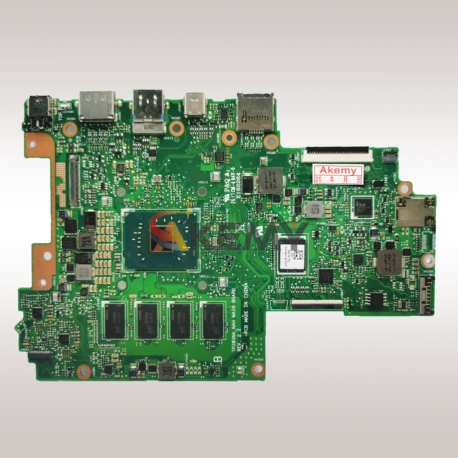 Placa base para ordenador portátil TP203NA para ASUS VivoBook Flip TP203N TP203NA TP203NAS TP203NAH con CPU Celeron 100% pruebas OK stk - imagen 3