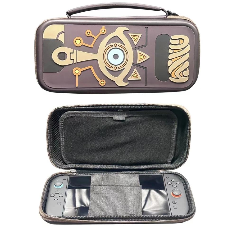 Bolsa de almacenamiento protectora de gran capacidad para Switch 2, bolso protector para NS2, bolsa de viaje, estuche de pizarra Sheikah con 12 ranuras para tarjetas de juego - imagen 2