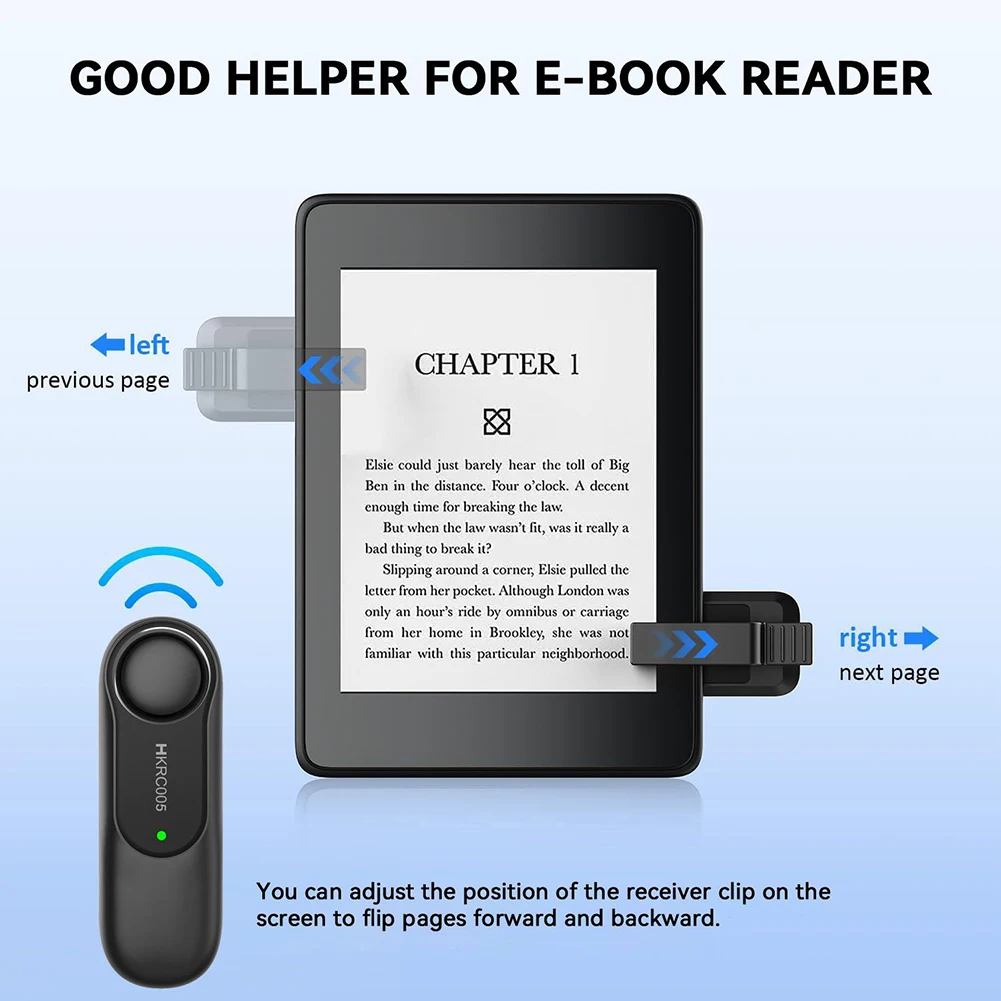 Cámara giratoria de página con Control remoto, videocámara, cámara de lectura manos libres, grabación de vídeo, extensor de Control remoto para Kindle Paperwhite - imagen 4