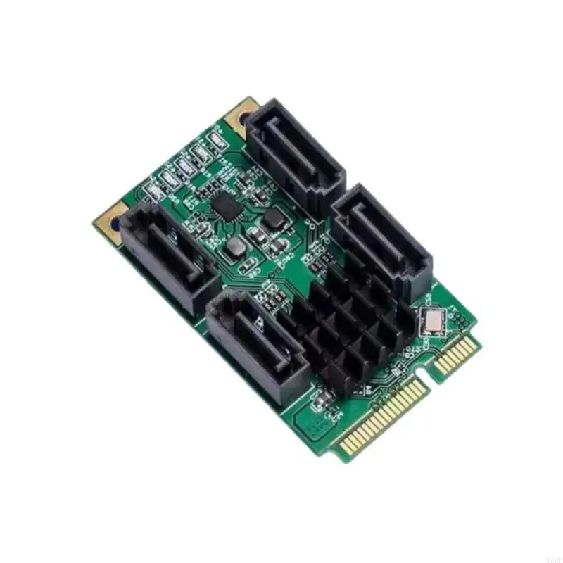 896f Compactly Mini PCIe SATA3.0 adaptador con 2/4ports para mejorar capacidades almacenamiento del sistema Velocidad - imagen 4