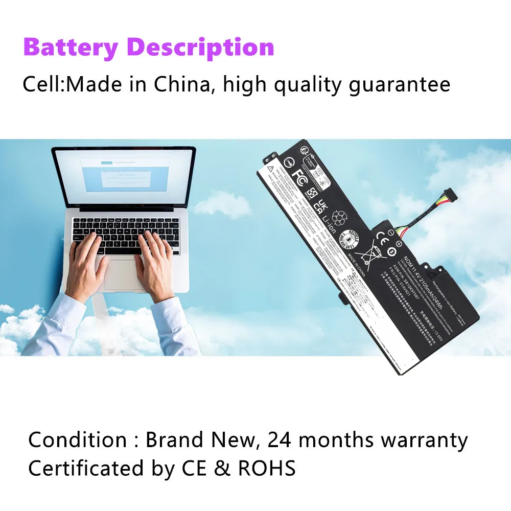 SB10K97577 01AV421 01AV419 01AV489 batería del ordenador portátil para Lenovo ThinkPad T470 T480 A475 A485 TP25 01AV420 - imagen 4