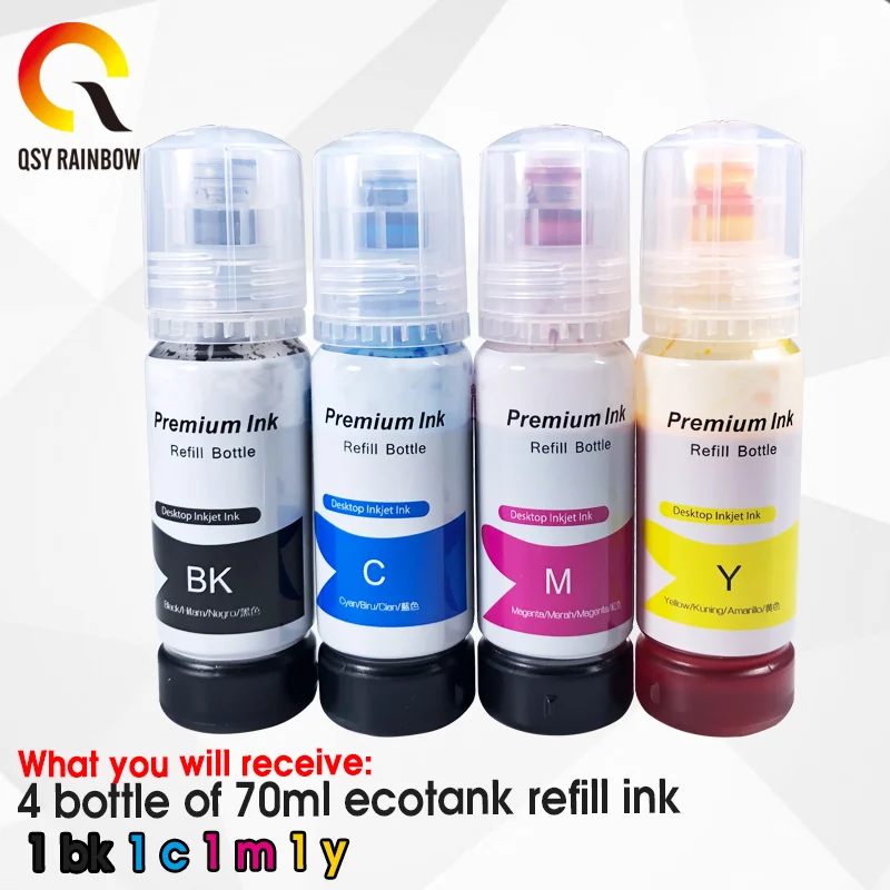 Tinta de impresora L3120 L3125 para impresora Epson Ecotank Universal L3150 L3110 104 ET2700 ET2750 ET3700 ET2711 recarga de tinta colorante - imagen 2