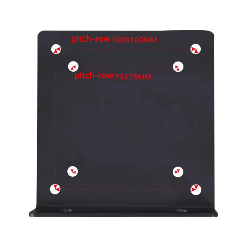 Soporte de perfil de aluminio, instalación de pantalla LCD, placa adaptadora fija, pantalla de arco para juego de carreras de simulación - imagen 3