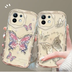 Xiaomi 14T, 13T y POCO X6 Pro – Funda Mariposa Metalizada
