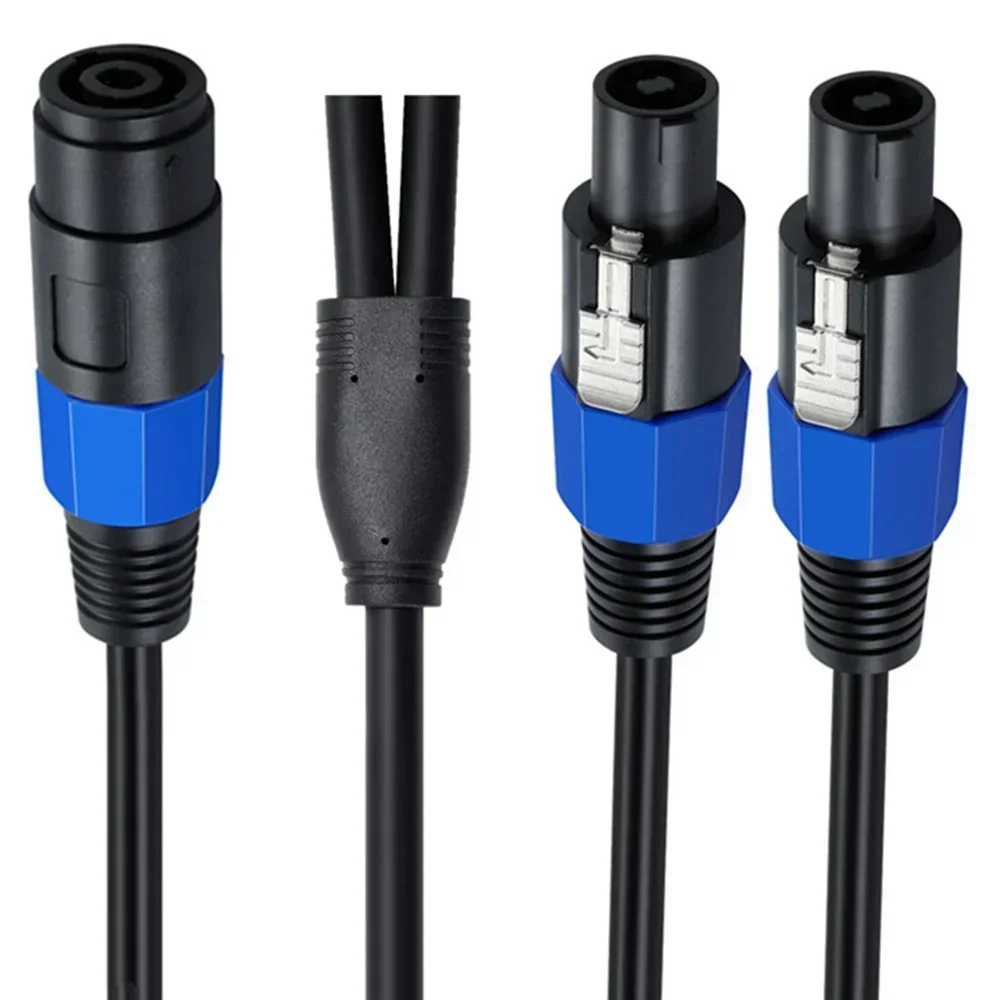Cable divisor Speakon, dispara hablar para cable de altavoz (1 hembra a 2 macho) - imagen 3