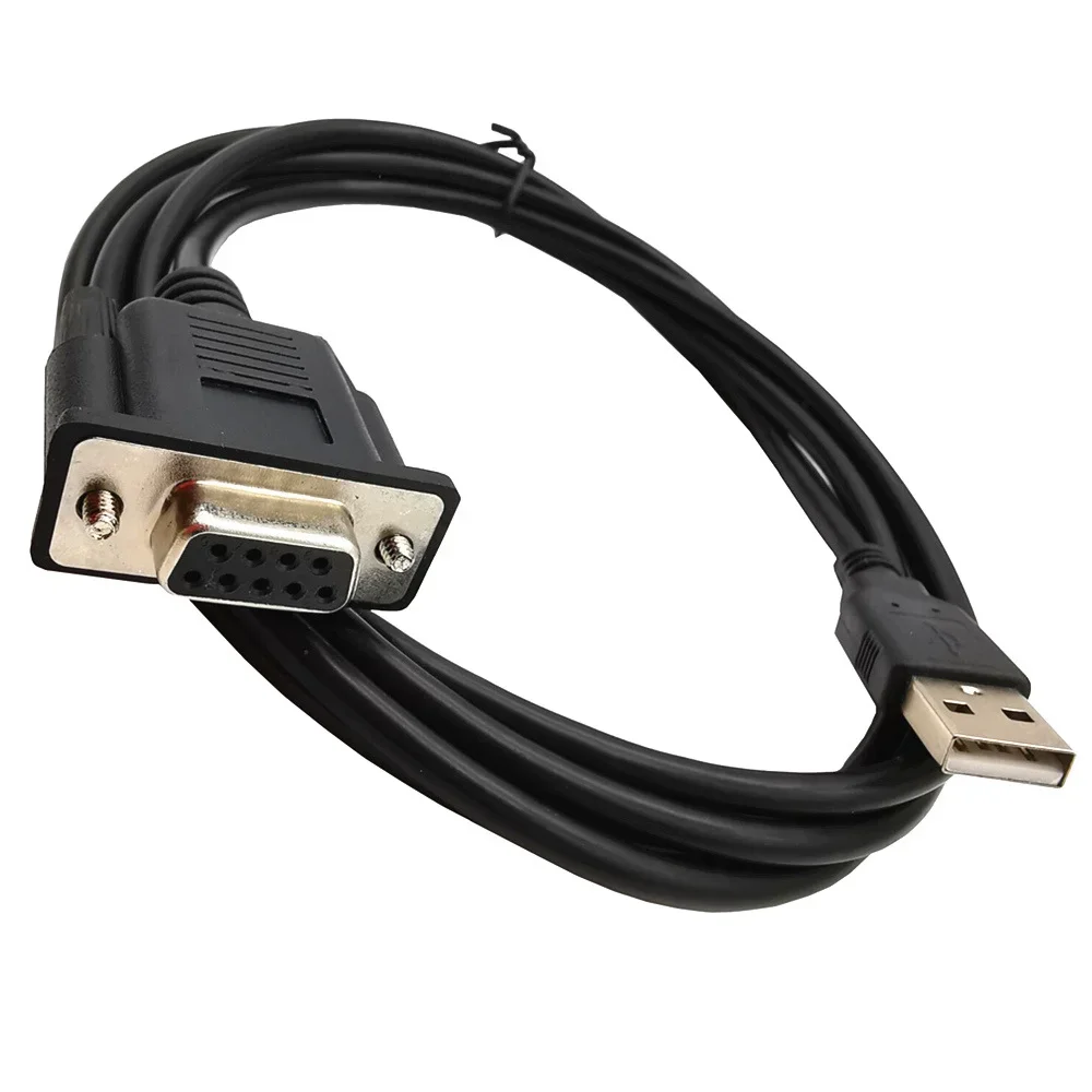 Cable serie PLC RS232 DB9 hembra a USB 2.0 de 6 pies, solo uso para controlador lógico programable 1,8 M - imagen 4