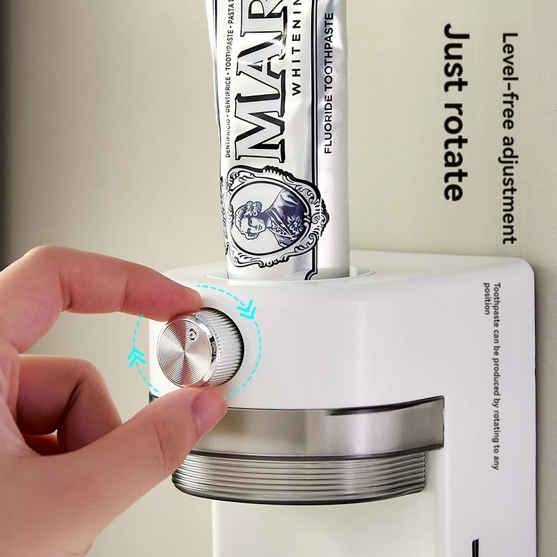 Exprimidor de pasta de dientes de inducción completamente automático, accesorios de baño extraíbles, suministros de baño sin perforaciones, exprimidor de pasta de dientes - imagen 4