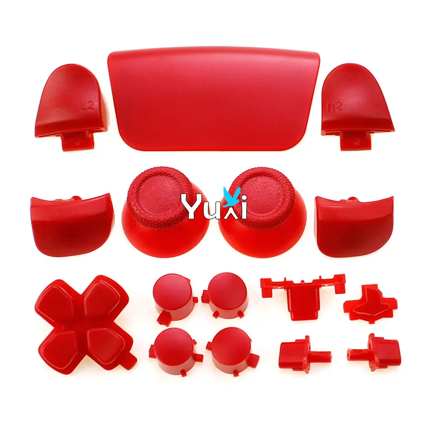YuXi-juego completo de botones L1, R1, L2, R2, d-pad gatillo, botón de función para PS5, BDM-030, V3.0, controlador, Touchpad, Thumbstick Cap - imagen 3