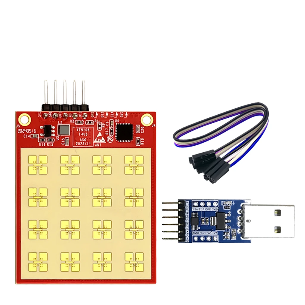 Sensor de detección de nivel de agua, módulo de Radar LD2413, 2,54mm x 5 pines, 24G, interruptor de inducción sin contacto, rango de 0,15-10m