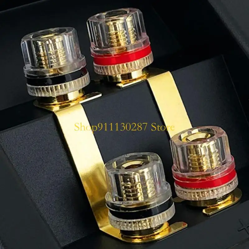 J1HC Terminal Cup Parts Postes unión resorte Gold Banana Banana - imagen 3