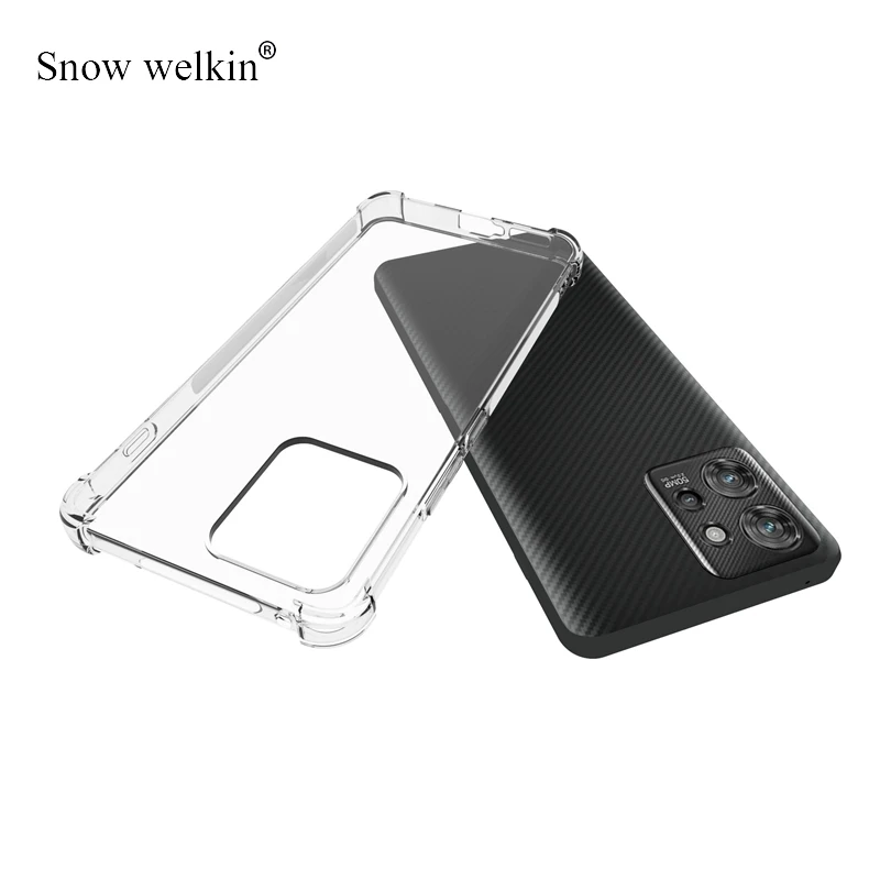 Funda de protección completa para Motorola ThinkPhone, Airbags, Buffer, transparente, suave, TPU, cubierta trasera a prueba de golpes - imagen 4