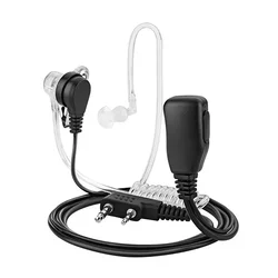 Auricular Interno PTT Compatible Kenwood TYT Baofeng – Tubo Acústico Oculto