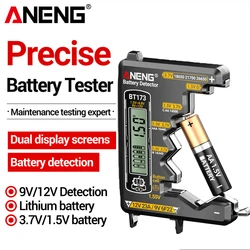 Probador Baterías ANENG BT173 – Testador Pilas AA AAA 9V C D N Pantalla