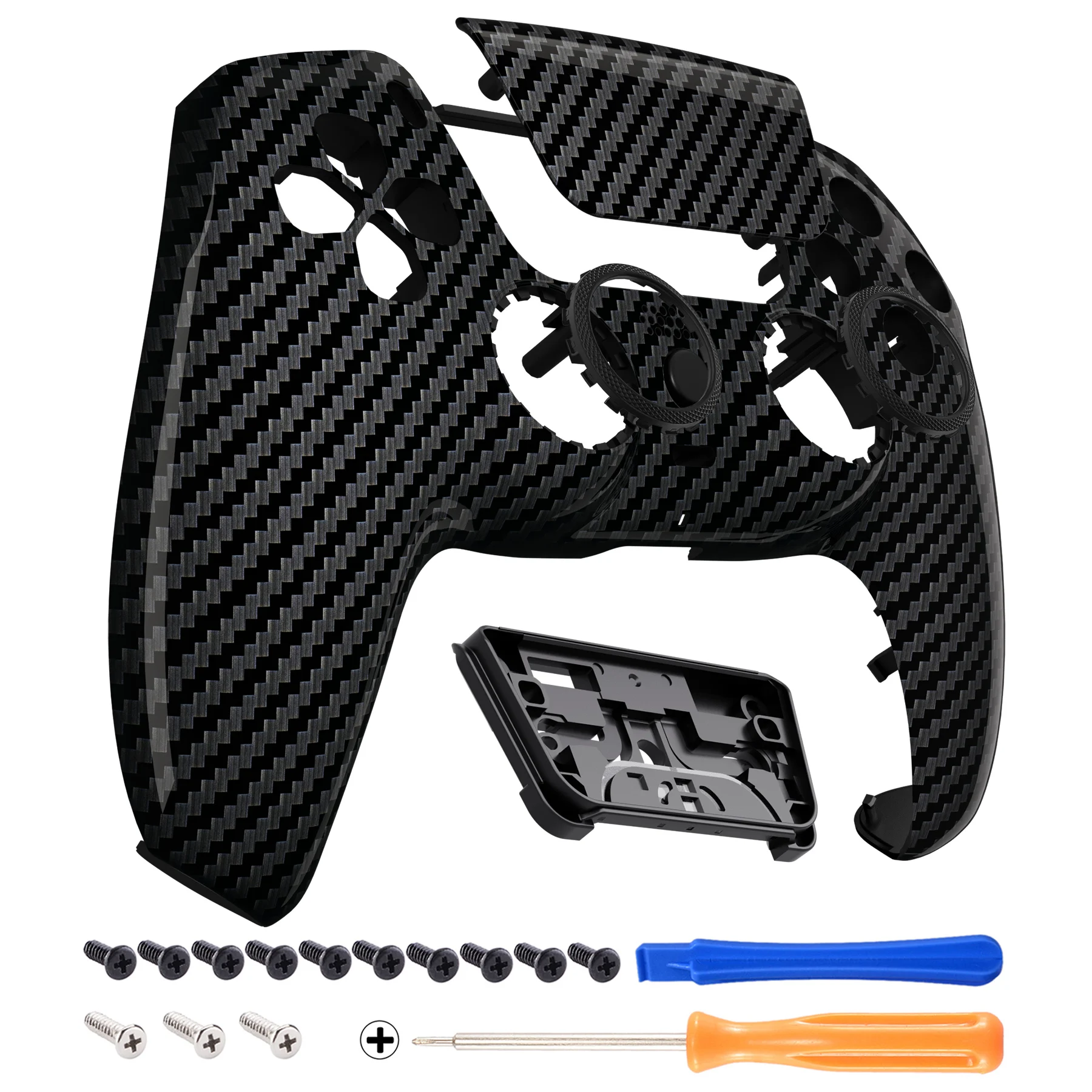 eXtremeRate LUNA Redesigned Shell Touchpad for ps5 Controller BDM-010/020/030/040/050 - Graphite Carbon - imagen 2