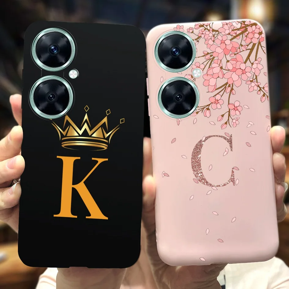 Funda de teléfono para Huawei Nova 11i, carcasa de TPU suave con letras de corona, parachoques para Huawei Nova 11 Pro Ultra Nova11