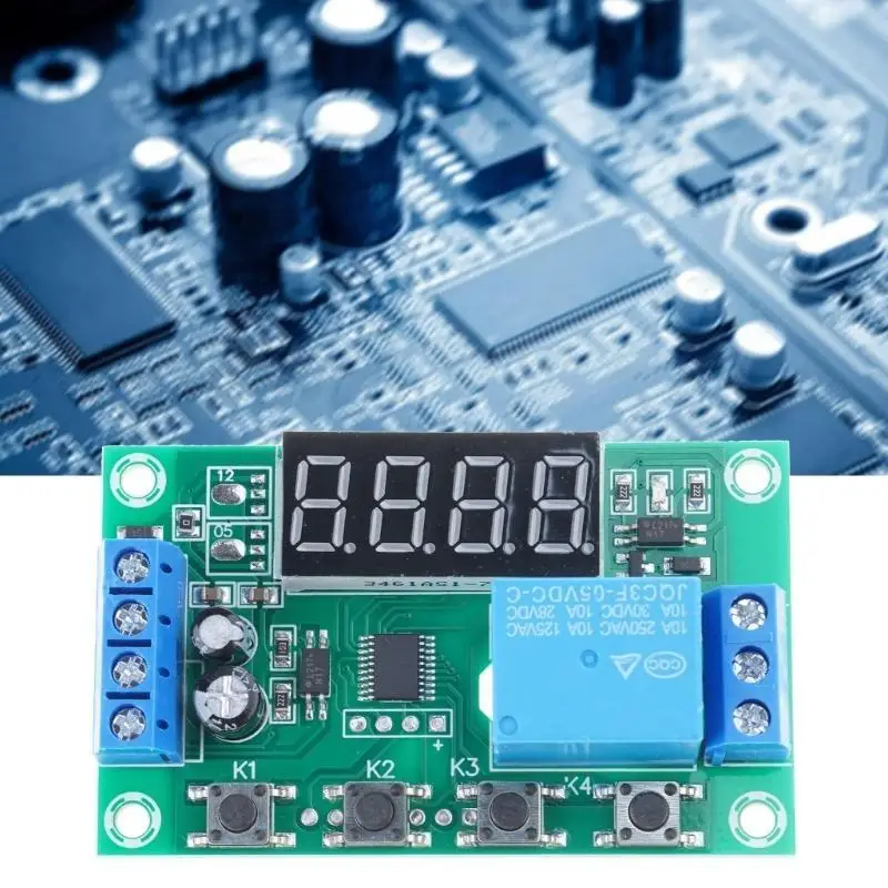 Y1UB YYC-2S Pantalla LED Control automatización Módulo relés temporizadores Retardo ajustable Módulo retardo - imagen 3