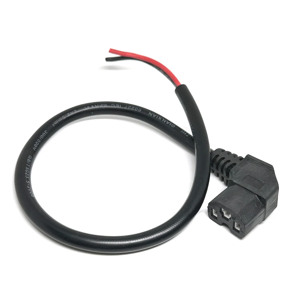 Conector de batería de litio para bicicleta eléctrica, toma de carga de alta potencia, 2,5 mm2, hembra, enchufe de 6 pines para vehículo eléctrico con cable de alimentación