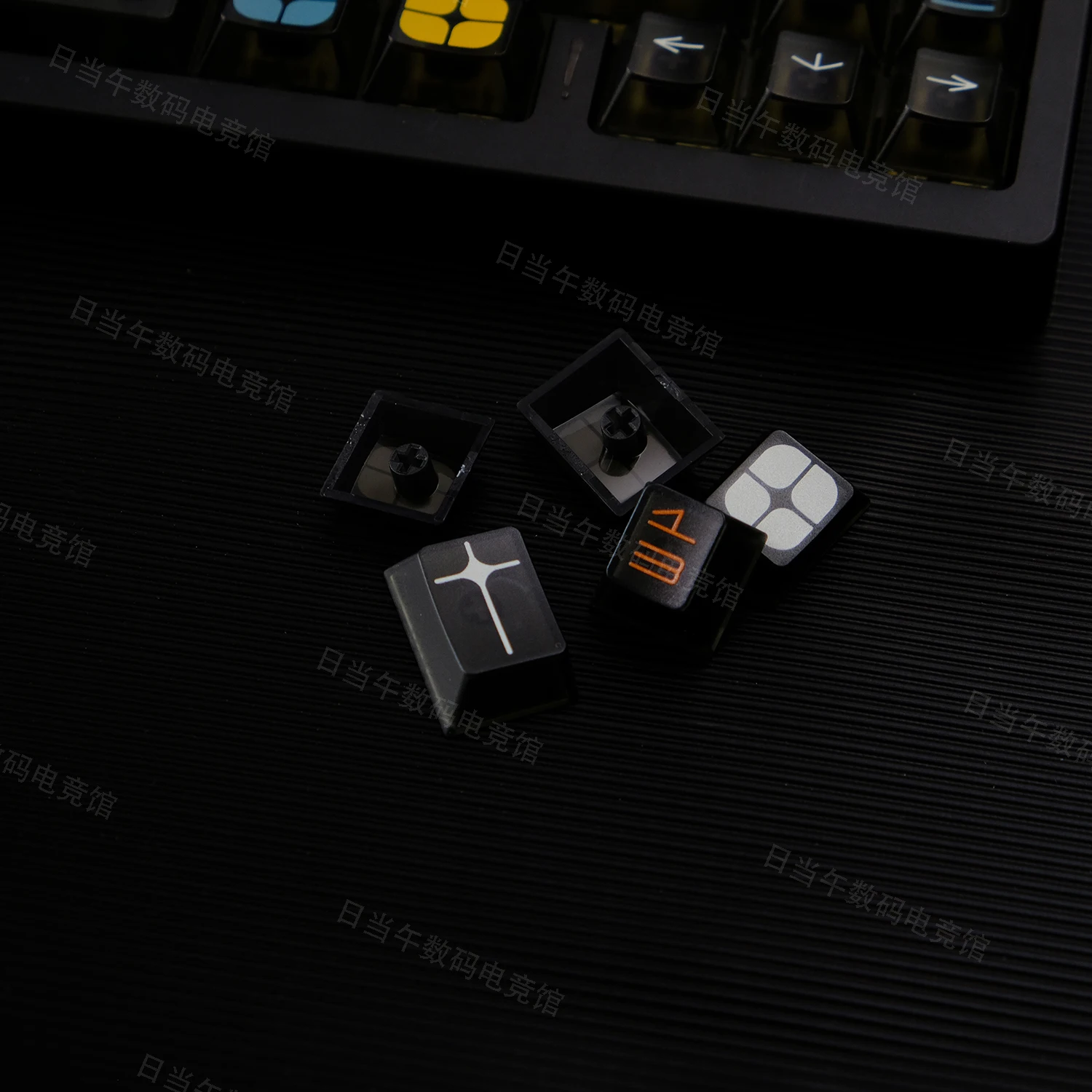 Expo Fog-teclas transparentes con perfil de cereza, teclas ABS para teclado mecánico MX Switch Wooting GH60 61 64 66 67 75 84 87 - imagen 4