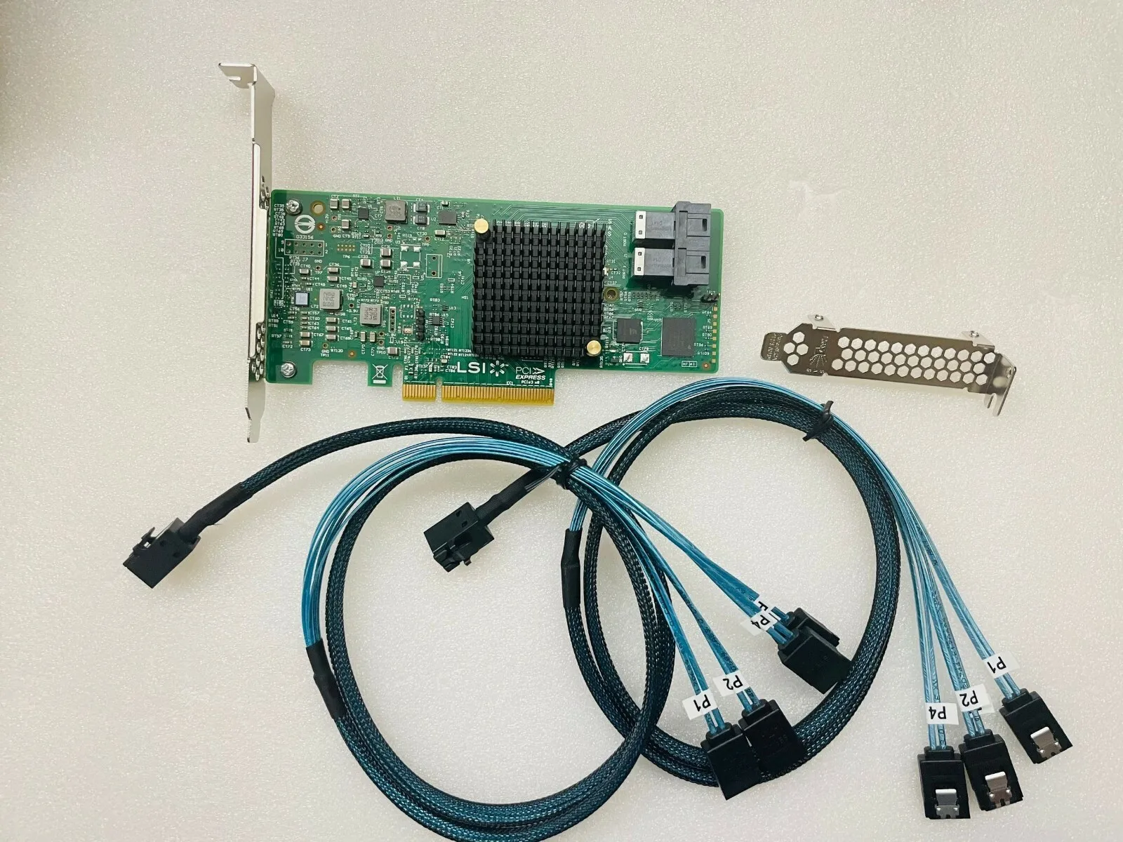 9300-8i 12Gbps SAS LSI HBA Modo TI ZFS FreeNAS unRAID +2* SFF-8643 Cable SATA - imagen 4