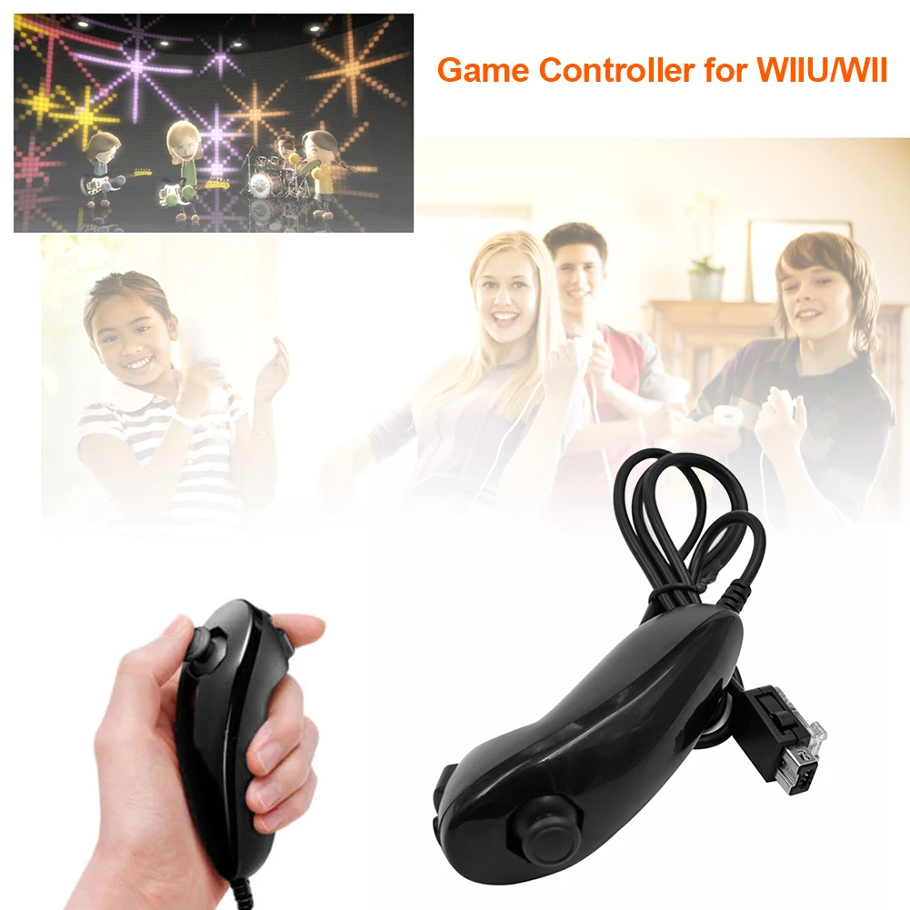 Controlador de juego con cable para Wii U, accesorios de Gamepad, reemplazo de Joystick para Nunchuk - imagen 3