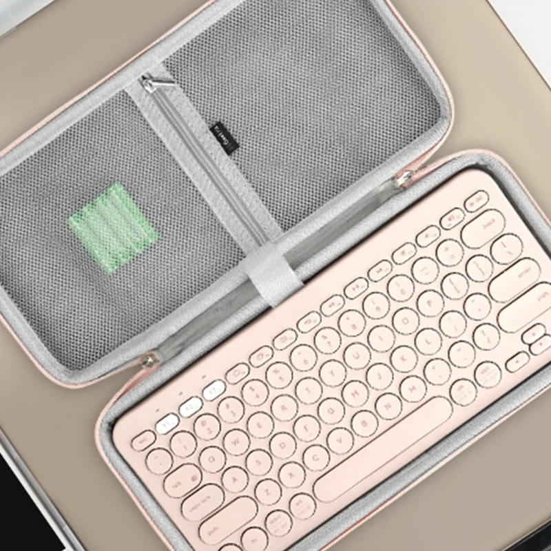 MiFuny-Bolsa de almacenamiento para teclado mecánico, bolsa de almacenamiento para ratón, estuche antipolvo portátil para organizador de teclado k380, accesorio para teclado - imagen 3