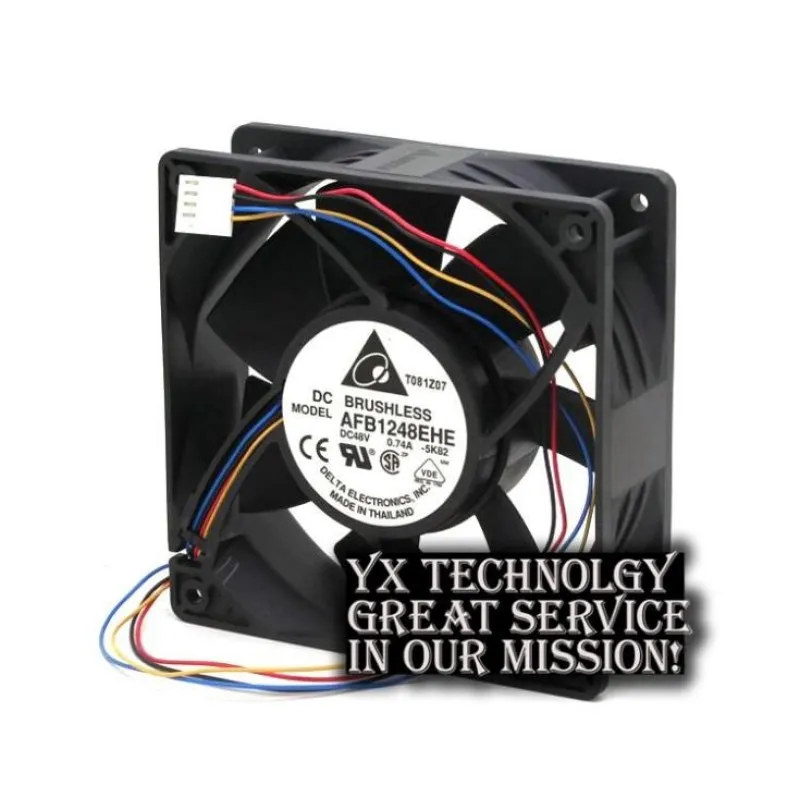 AFB1248EHE 12038 48V 0.74A 120mm PWM 냉각 팬 속도 제어 델타 120 용 풍력 용량 * 120*38mm - imagen 3