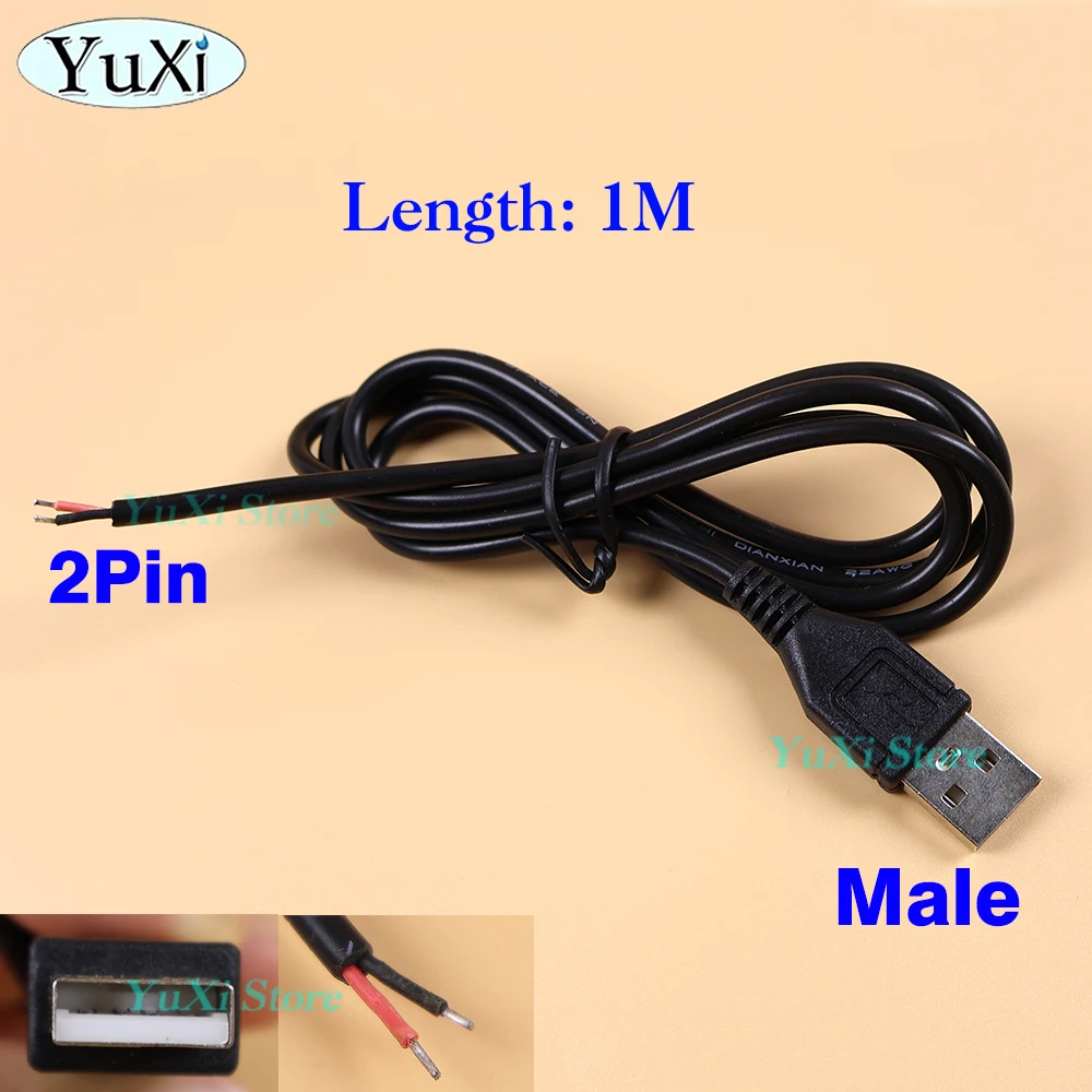 1M 2Pin Male