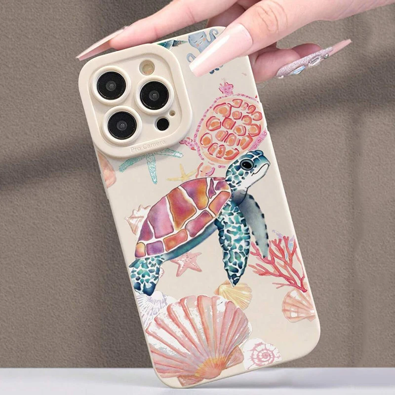 Funda de teléfono de silicona suave pintada de colores para Samsung Galaxy S25 S24 S23 S22 S21 Ultra Plus FE 5G A56 A55 A54 A53 A36 A35 - imagen 3