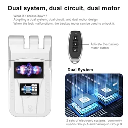 YiHESZ Cerradura Inteligente Puerta – Control Remoto App Tuya 433MHz